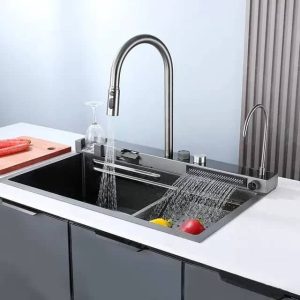چطور بهترین سینک آبشاری را انتخاب کنیم؟ راهنمای انتخاب، امکانات و مزایا