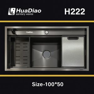 سینک باکسی H222 هوادیائو سایز 100 دودی