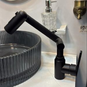 روشویی تلسکوپی مشکی