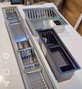 آبچکان توکار با عمق متغیر مناسب سینک های یک لگن و دولگن