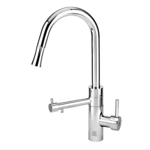 شیر ظرفشویی دومنظوره شلنگدار قهرمان مدل تتراس