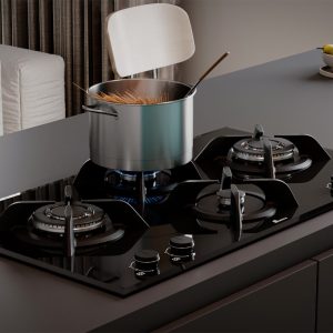 گاز صفحه ای بیمکث مشکی مدل 2502 G4